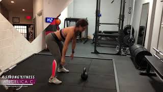 Angelica Casanas Core Exercises Bulgarian Squats Af23