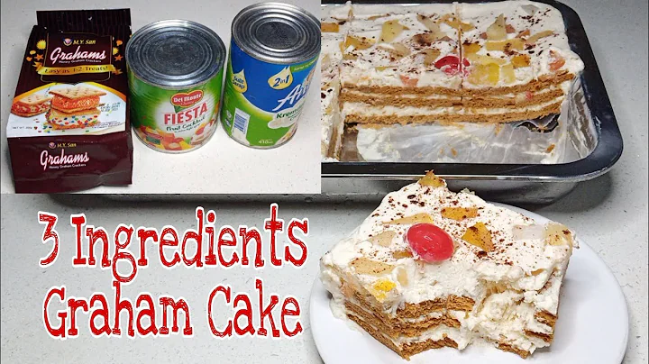 3 Ingredients Graham Fruit Cocktail | Graham cake ...