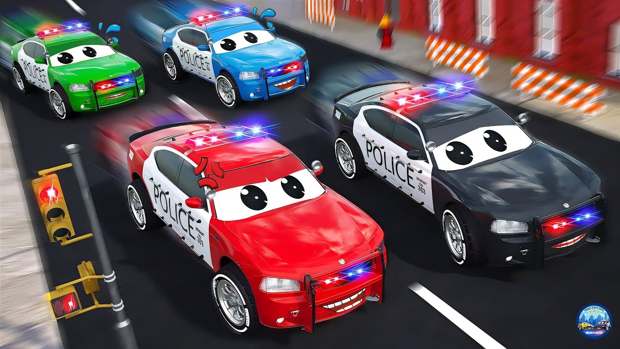 Monster Trucks vs Police Cars - Action-Packed Chase to Catch the Monster Trucks | Wild Road Rages