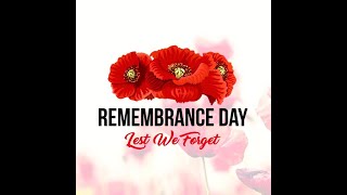 Remembrance Day 11.11.2020 - Lest We Forget