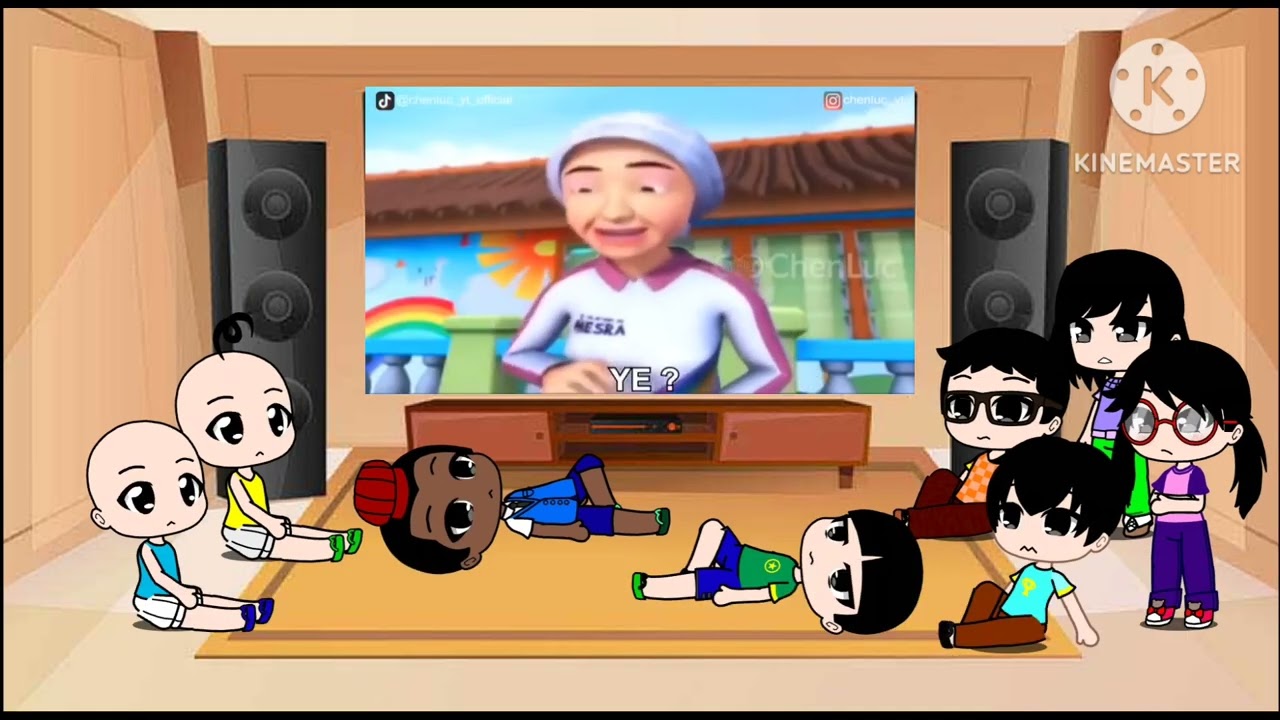 Upin ipin and friends react to meme upin ipin #chenluc [gacha club]