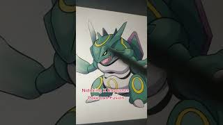Nidoking X Rayquaza !! A Poison Dragon super beast