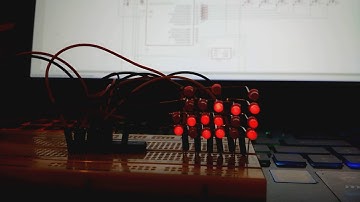 Binary clock prototype #1