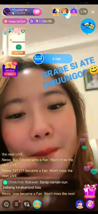 #Bigo Live..Ateng Umuungo? na Pinay 😊