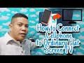 How to Connect Cellphone to  Ordinary Flat Screen TV using Wecast Dongle ( Tagalog Tutorial)