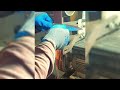 UNBELIEVABLE MANUAL SKILL! EXTRACTING RUSTED DEEP NAILS WITHOUT DAMAGING TIMBER SURFACE!