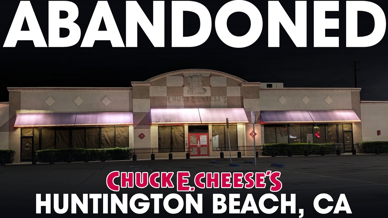 ЗАБРОШЕННЫЙ Chuck E Cheese's в Хантингтон-Бич, Калифорния (фотографии изнутри)