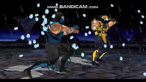 Mortal Kombat 4 (ARCADE) Sub-Zero Deep Freeze Fatality