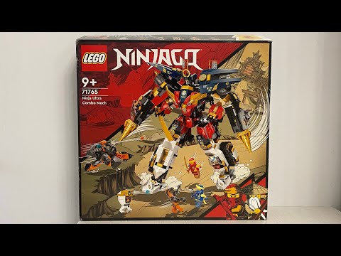 Видео: ОБЗОР ЛЕГО НИНДЗЯГО 71765 Ультра Комбо Мех Ниндзя LEGO NINJAGO Ninja Ultra Combo Mech