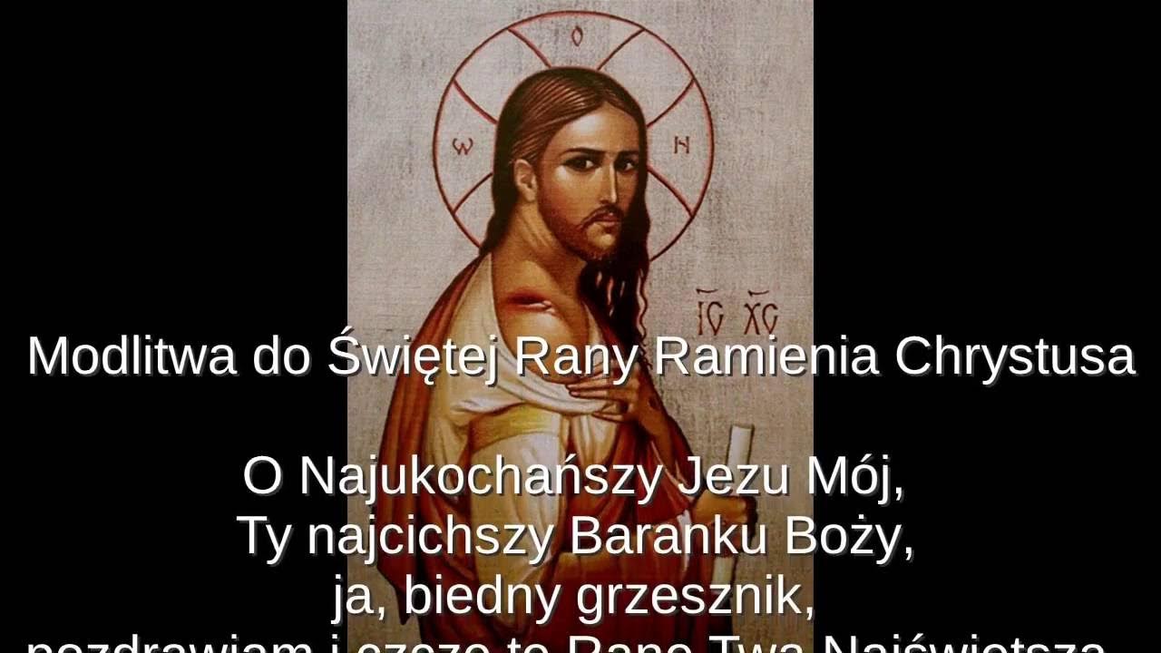 Modlitwa Do świętej Rany Ramienia Chrystusa