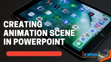 Easy Method of Creating Animation Scene in PowerPoint  Tutorial