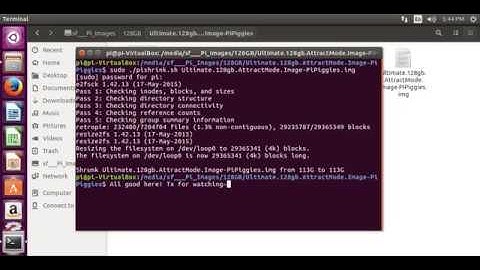 PiShrink: Ultimate 128gb PiPiggies Image