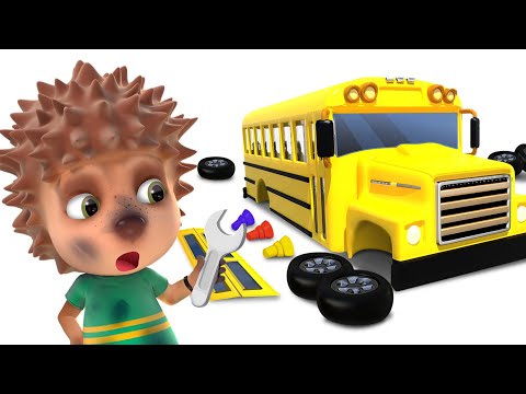 Видео: Мастер Ежик Чинит Автобус | Мультики для Детей | Долли и Друзья