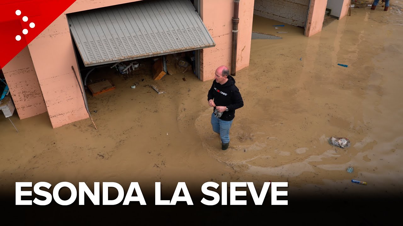 Alluvione in Val di Sieve tra Firenze e il Mugello: sott'acqua Contea e San Piero