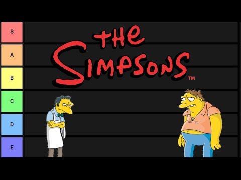 ranking-simpsons-characters---tier-maker