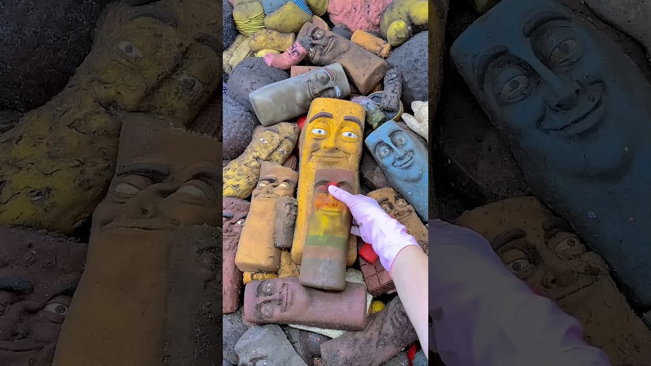 This Boy Tried Everything to Clean a Dirty Toy from Trash!