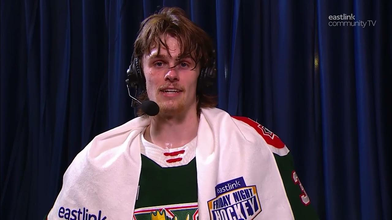 Dylan MacKinnon Halifax Mooseheads Interview 30 April, 2023 YouTube