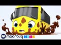 Atascado en el Barro - Go Buster | Caricaturas para Niños | Moonbug en Español