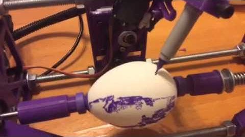 Stipple photo with the eggbot