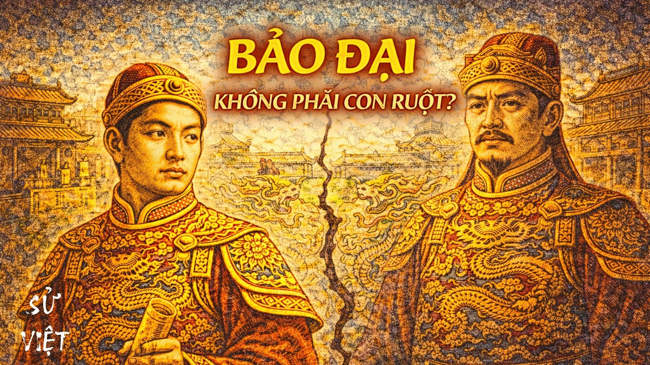 Podcast Sử Việt: Vua Bảo Đại Không Phải Con Ruột Khải Định? | Bí Ẩn Dòng Máu Hoàng Tộc