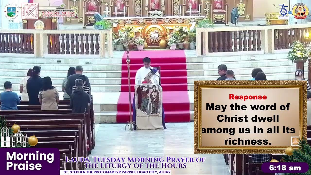 Lauds, Tuesday Morning Prayer of the Liturgy of the Hours