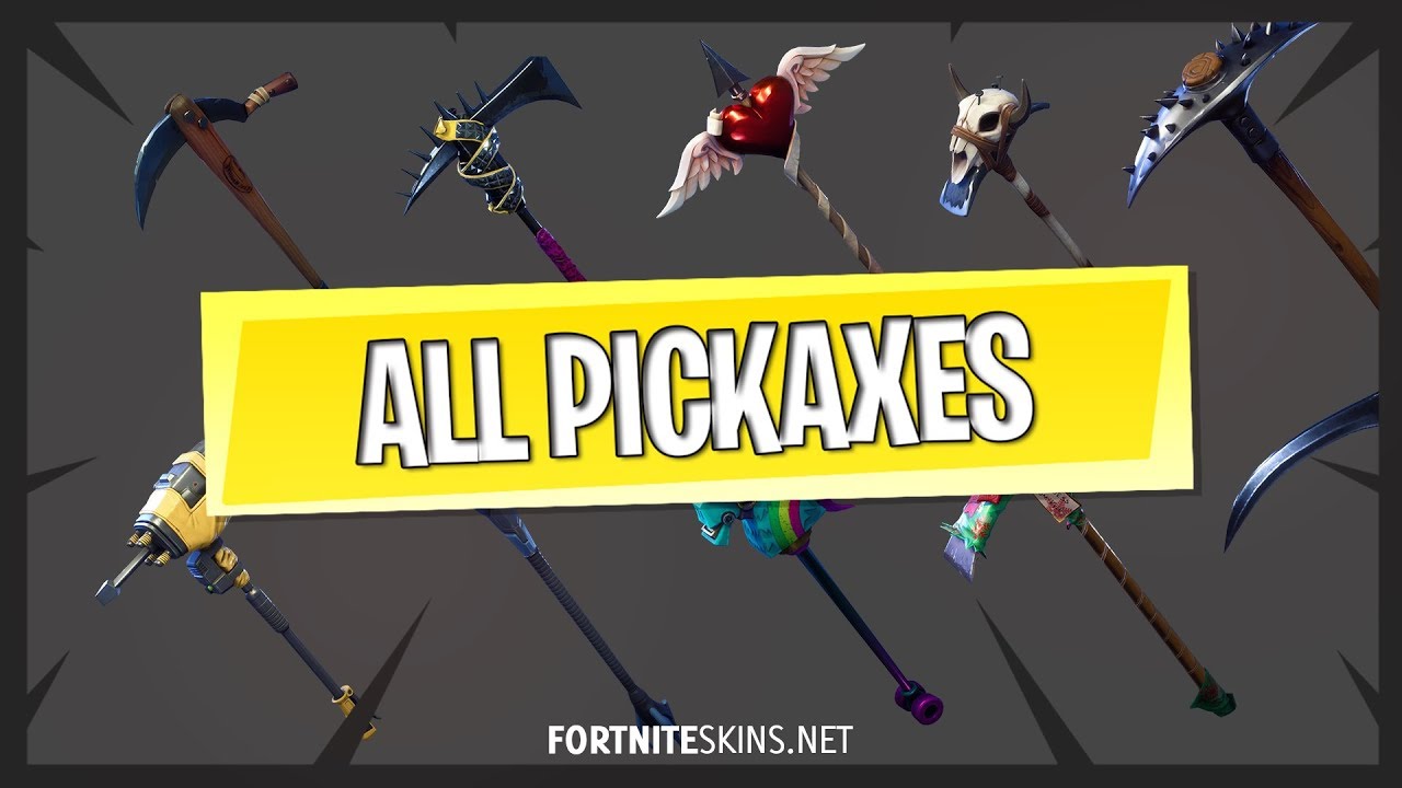 Fortnite Battle Royale ALL 3D Pickaxes (Harvesting Tools ... - 1280 x 720 jpeg 95kB