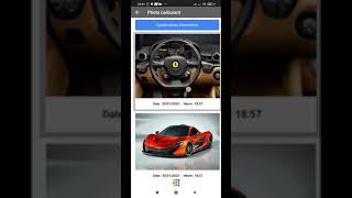 application Android partie technicien gestion gasoil et parc auto screenshot 4