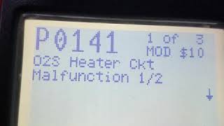 Actron Check  Engine Codes  P0141 P0142 P0442