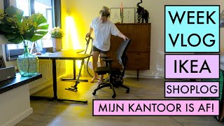 VINTAGE + IKEA kantoor make-over + weekvlog