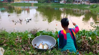 Fishing Video || Anyone will be amazed to see the fishing talent of the fisherman girl || Fish trap