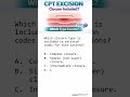 Excision Coding: Which Closure Counts?