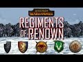 All 30 Regiments of Renown for DLC Factions! - Total War: Warhammer