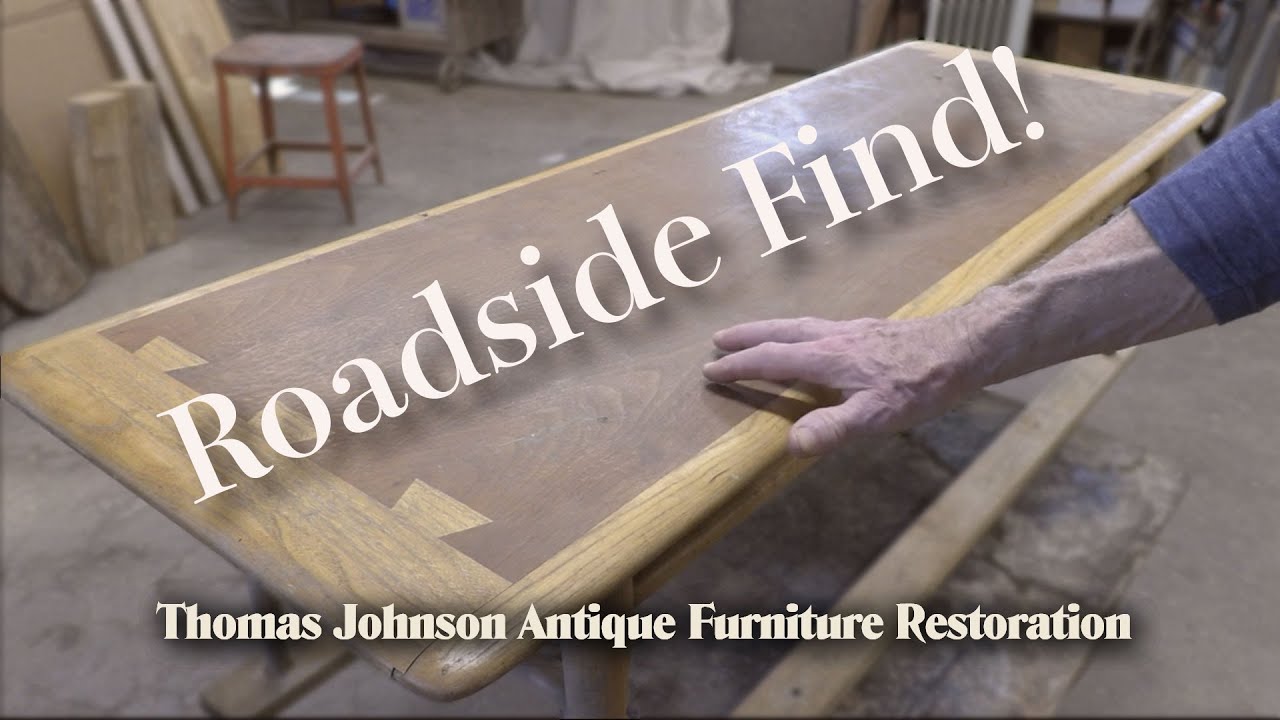 Trash Day Rescue! Thomas Johnson Antique Furniture Restoration YouTube