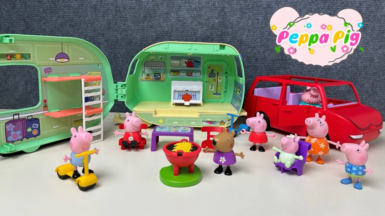 [Toy ASMR] Peppa Pig Car Picnic Satisfying with Unboxing & Review Toys | ASMR Videos
