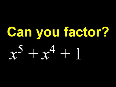 Factoring a Quintic