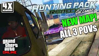 Hunting Pack (Get Lamar) All 3 Team POVs: NEW Map IV (Families vs Vagos Remix Adversary Mode)
Hunting Pack Remix (Get Lamar) Adversary Mode returns with a new map #4 that pits Lamar and the Families against the Vagos in this new map that starts at Vespucci Beach and ends at the Diamond Casino & Resort. The Families team needs to ensure Lamar reaches the LD Organics buyer safely in his van without passing out. The Vagos team tries to stop Lamar by ramming the van and lowering the speed until the product has burned out enough to cause Lamar to pass out.
The game mode is giving out 4X GTA$ & RP payouts during the current event week (April 16 to April 22, 2026).
Timestamps:
0:00 New Hunting Pack Remix (Get Lamar) Map IV
0:10 Families POV
3:10 Vagos POV
5:01 Lamars POV
7:47 Final payout and match results
Added as part of the A Safehouse in the Hills Update.
Join my Discord Server here: https://discord.gg/qW7eU89
System Specifications: (MSI Pulse 16 AI C1V Laptop)
Intel® Core™ Ultra 7 Processor 155H (16 Cores up to 4.8Ghz Turbo Boost)
Nvidia GeForce RTX 4070 8GB GDDR6 VRAM
32GB (16x2) DDR5 RAM (Dual Channel @5600Mhz)
1 TB SSD
Current Resolution: 2560x1600 @240Hz
Windows 11
Recorded with Nvidia Share.
Thank You for watching!! Leave a LIKE if you enjoyed, SHARE it with your friends & SUBSCRIBE for more! Hunting Pack (Get Lamar) All 3 Team POVs: NEW Map IV (Families vs Vagos Remix Adversary Mode)