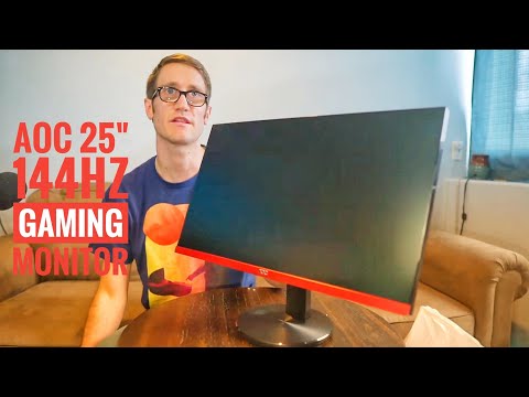 Best Budget Gaming Framless Monitor // AOC G2590FX 25" 144Hz G-SYNC 1080p