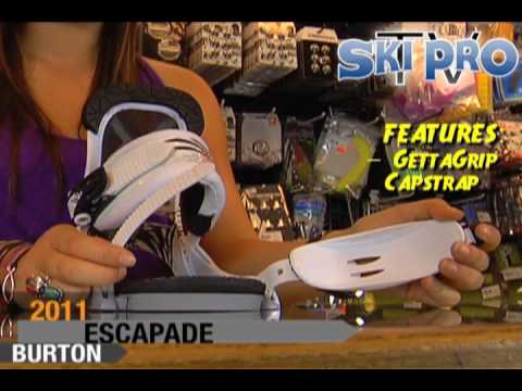 2010/2011 Burton Escapade Snowboard Binding by SkiProTV - YouTube