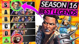 NEW LEGENDS TIER LIST for Season 16 - EVERY LEGEND RANKED - Apex Legends Meta Guide
