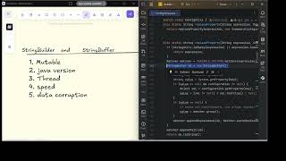StringBuffer and StringBuilder