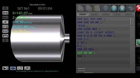 g94 facing cycle // g94 cnc code milling // cnc g94 code