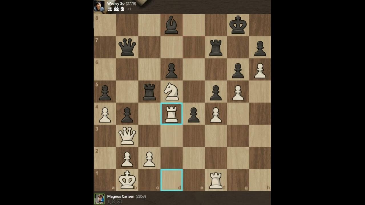 chess24 - Magnus Carlsen has Black vs. 19-year-old Russian