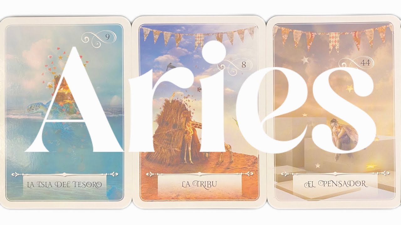 ARIES •Recibe este mensaje como un regalo del universo• tarot - YouTube