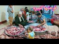نزلنا الشارع ووزعنا اللحمه فرحتنا بالتوزيع اكبر منهم يارب في الزياده