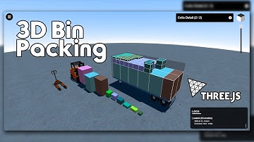 3D Bin Packing | Problem Solving | JavaScript | THREEJS