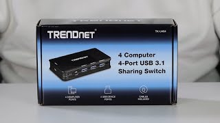 USB 3.0 Switch, ULXUUUN 2 Computers Share 4 Port USB KVM Switcher