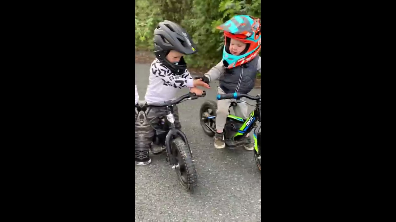 Bike riding toddler - glow up of 2 years biking progress!
