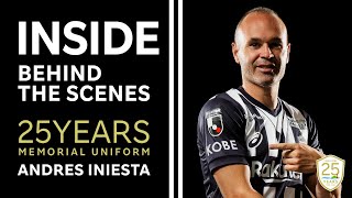 【INSIDE】ANDRES INIESTA｜25周年記念ユニフォーム 撮影メイキングムービー