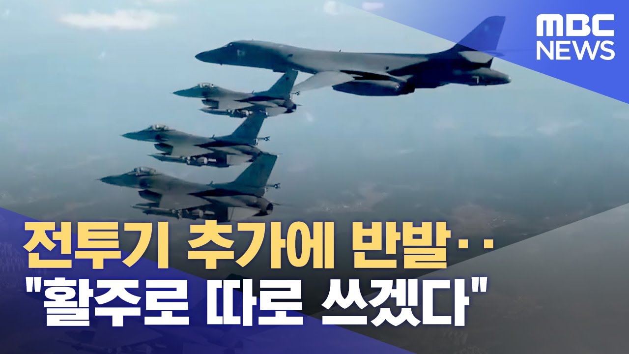전투기 추가에 반발‥ 