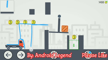 Brain Physic Level 2-66 Brain it on the wooden truck level 2-66 Android Solution
